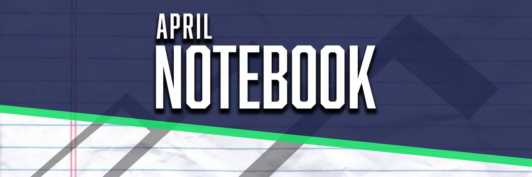 April Notebook cover art