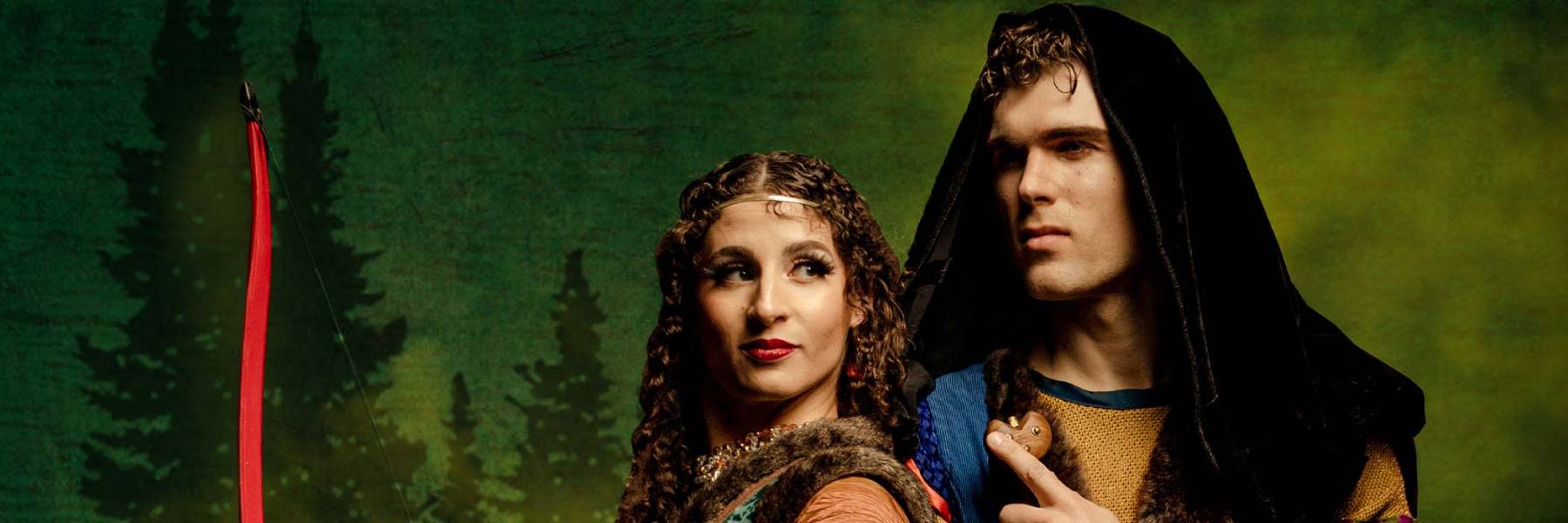 Robin Hood presented by Ballet Fantastique Photo of two ballet dancers in
